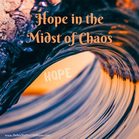 Finding Refuge in the Midst of Chaos